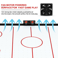 Load image into Gallery viewer, Air Hockey Table for Kids | Tabletop Air Hockey for Children, Girls, Boys, Teens with Air Hockey Pucks and Paddles, Electronic Fans