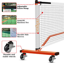 Load image into Gallery viewer, Zdgao Pickleball Net Set with 22 FT Regulation Size Pickleball Net, Paddles Set of 4, Outdoor Pickleballs and Carrying Bag, Steady Metal Frame for Driveway, Backyard, Home