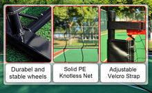 Load image into Gallery viewer,  Hoverphenix Portable Pickleball Net, 22 FT Regulation Size & 11 FT Half Court Size Pickle Ball Net with 2 Pickleballs,Carry Bag, 2 in 1 pickleball net for driveway, Backyards,Outdoor,Indoor,Easy Setup