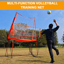 Load image into Gallery viewer, Zdgao Volleyball Training Net - Adjustable 11 x 8 FT Volleyball Practice Equipment For Indoor Outdoor | Great For Serving And Dunking Drills | Portable Wheeled Carry Bag And Volleyball & Easy Assembly