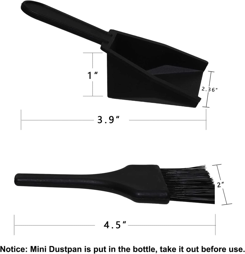 Shuffleboard Pucks w/ 2 Cans Shuffleboard Wax, Mini Dustpan and Brush for Shuffleboard Table, Complete Shuffleboard Accessories Bundle