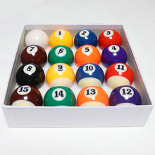 Load image into Gallery viewer, Billiard Balls Set 2-1/4" Pool Table Balls for Replacement (16 Resin Balls)