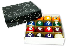 Load image into Gallery viewer, Billiard Balls Set 2-1/4" Pool Table Balls for Replacement (16 Resin Balls)