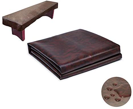 Waterproof Shuffleboard Table Cover for Shuffleboard Table 9ft/12ft Heavy Duty Leatherette Furniture Cover