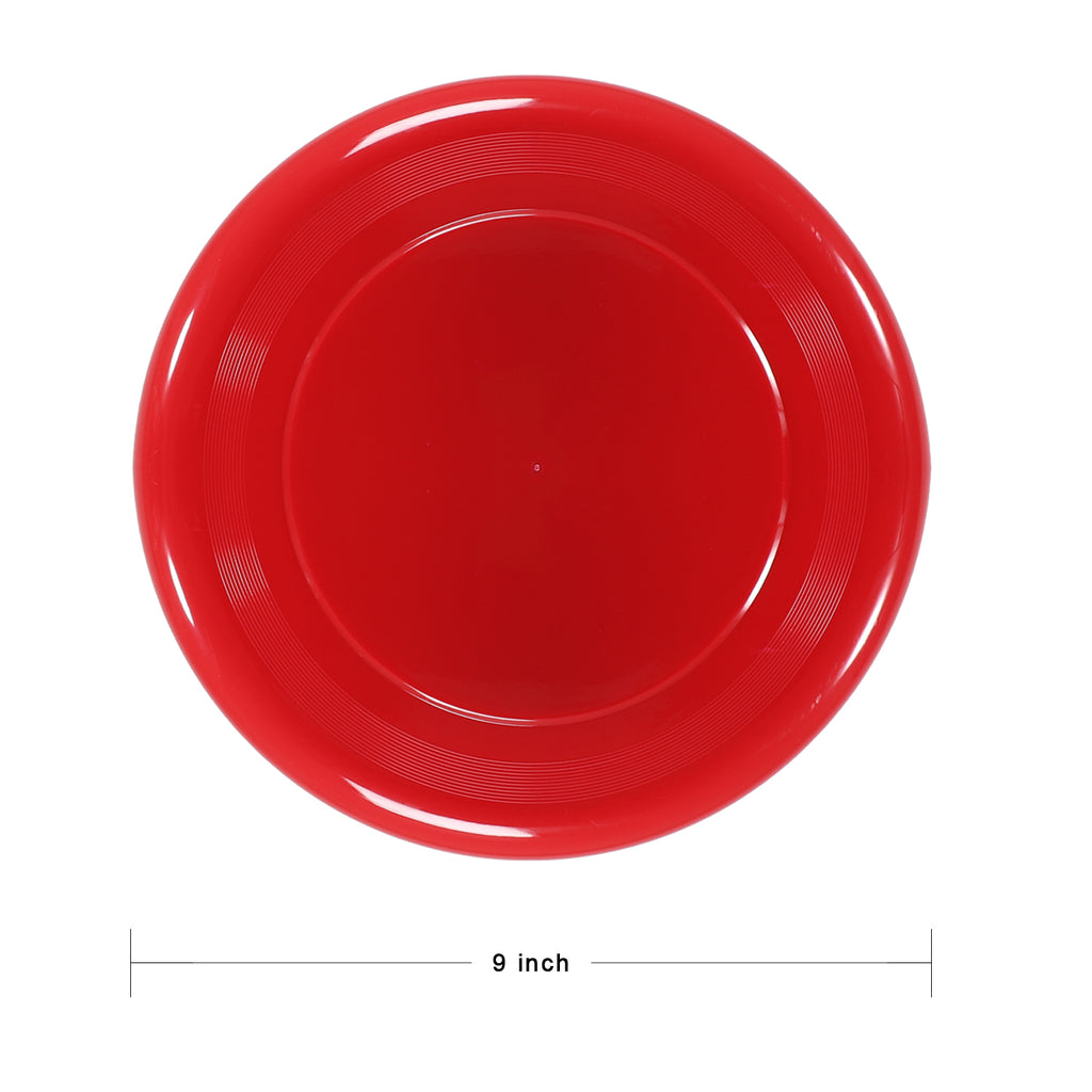 Flying Discs for Kids and Adults, Plastic Flying Disc Set for Outdoors, Backyard, Beach Sports | 95 Grams, Set of 8