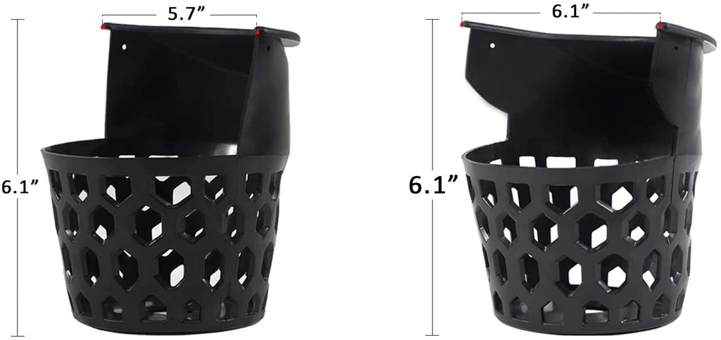 Billiard Pool Table Pockets Durable Plastic Web Replacement Pockets for Pool Table w/12 Screws (Set of 6)