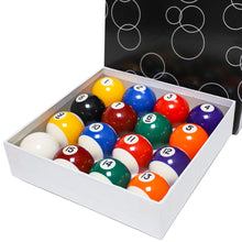 Load image into Gallery viewer, Billiard Balls Set 2-1/4" Pool Table Balls for Replacement (16 Resin Balls)