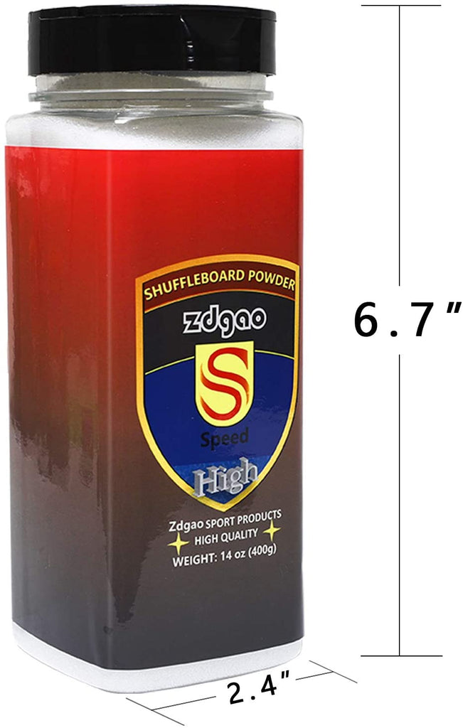 Shuffleboard Sand - Shuffleboard Wax with Mini Dustpan and Mini Brush, 2 Cans(2×14 oz)