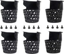 Load image into Gallery viewer, Billiard Pool Table Pockets Durable Plastic Web Replacement Pockets for Pool Table w/12 Screws (Set of 6)