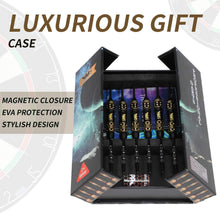 Load image into Gallery viewer, Professional Steel Tip Darts with Brass Barrel Darts+ Aluminum Shafts, Rubber O'Rings, and Extra Flights + Dart Sharpener + Innovative Case Tool+ Extra O'Rings