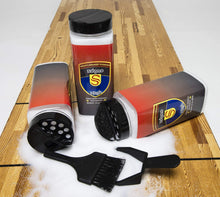 Load image into Gallery viewer, Shuffleboard Sand with Shuffleboard Brush - Shuffleboard Wax Set for Shuffleboard Table, 3 Cans Shuffleboard Sand + Shuffleboard Brush + Mini Dustpan and Brush