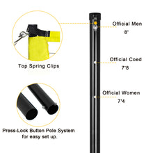 Load image into Gallery viewer, Volleyball Net - Portable Volleyball Sets for Backyard, Lawn, Beach with Soft Volleyball Ball and Pump, Boundary Line, Carry Bag