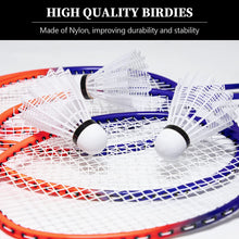 Load image into Gallery viewer, Badminton Set for Backyard with Net | Portable Outdoor Badminton Net with Winch System, 4 Badmitton Rackets, 3 Nylon Shuttlecocks, Boundary Line, and Durable Carrying Bag for Lawn, Beach