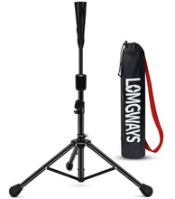 Load image into Gallery viewer, FDLS Baseball Batting tee for Adults and Youth Teens, Portable Tripod Stand Base Tee Easy Adjustable Height 27 to 46 inches for Hitting Training Practice, with Carrying Bag