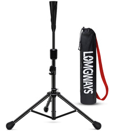 FDLS Baseball Batting tee for Adults and Youth Teens, Portable Tripod Stand Base Tee Easy Adjustable Height 27 to 46 inches for Hitting Training Practice, with Carrying Bag