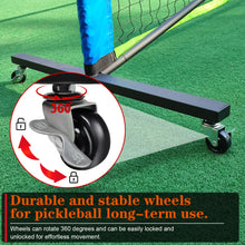 Load image into Gallery viewer, Pickleball Net for Driveway, Portable Pickleball Set with Net and Paddle Set of 4, Outdoor Pickleballs, Carry Bag, Weather Resistant Metal Frame