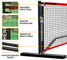 Load image into Gallery viewer,  Hoverphenix Portable Pickleball Net, 22 FT Regulation Size &amp; 11 FT Half Court Size Pickle Ball Net with 2 Pickleballs,Carry Bag, 2 in 1 pickleball net for driveway, Backyards,Outdoor,Indoor,Easy Setup