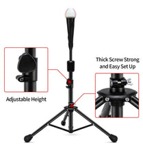 Load image into Gallery viewer, FDLS Baseball Batting tee for Adults and Youth Teens, Portable Tripod Stand Base Tee Easy Adjustable Height 27 to 46 inches for Hitting Training Practice, with Carrying Bag