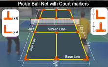 Load image into Gallery viewer, Pickleball Net for Driveway, 22 FT Regulation Size Pickleball Set with Net and Fiberglass Paddles Set of 4, Outdoor Pickleballs and Carry Bag