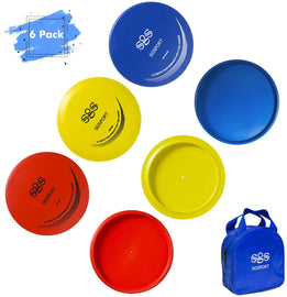 Disc Golf Set - Include Putter, Midrange, Drivers | Flying Disc Golf Starter Set with Carry Bag (6 Pack)