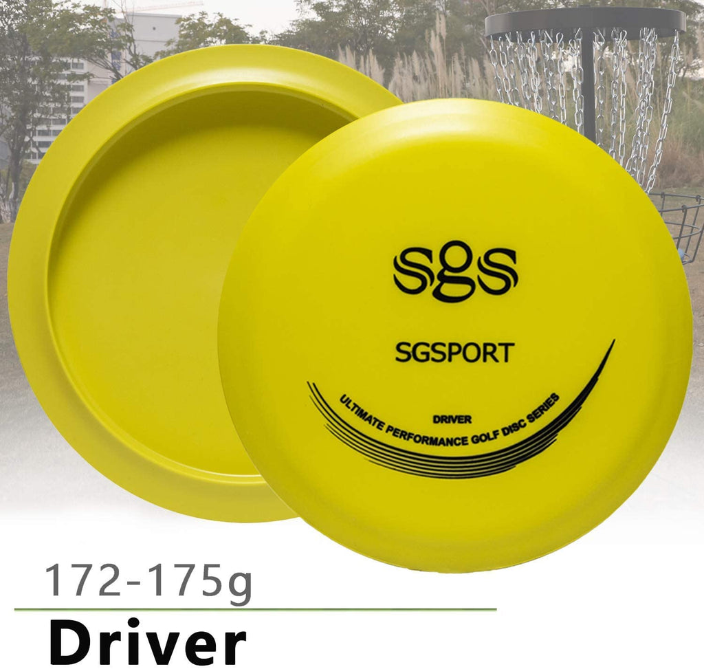 Disc Golf Set - Include Putter, Midrange, Drivers | Flying Disc Golf Starter Set with Carry Bag (6 Pack)