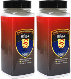 Shuffleboard Wax& Brush Set- Including 2 Cans of Shuffleboard Sand, Powder + 1 Hardwood Brush + Mini Dustpan +Mini Broom