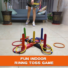 Load image into Gallery viewer, Colorful Soft Foam Ring Toss Game Indoor &amp; Outdoor Game for Kids