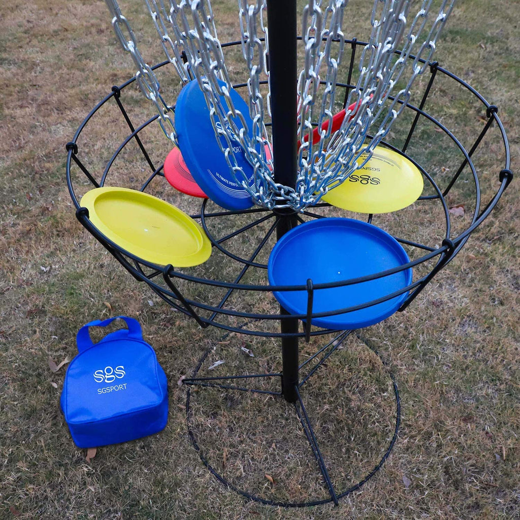 Disc Golf Set - Include Putter, Midrange, Drivers | Flying Disc Golf Starter Set with Carry Bag (6 Pack)