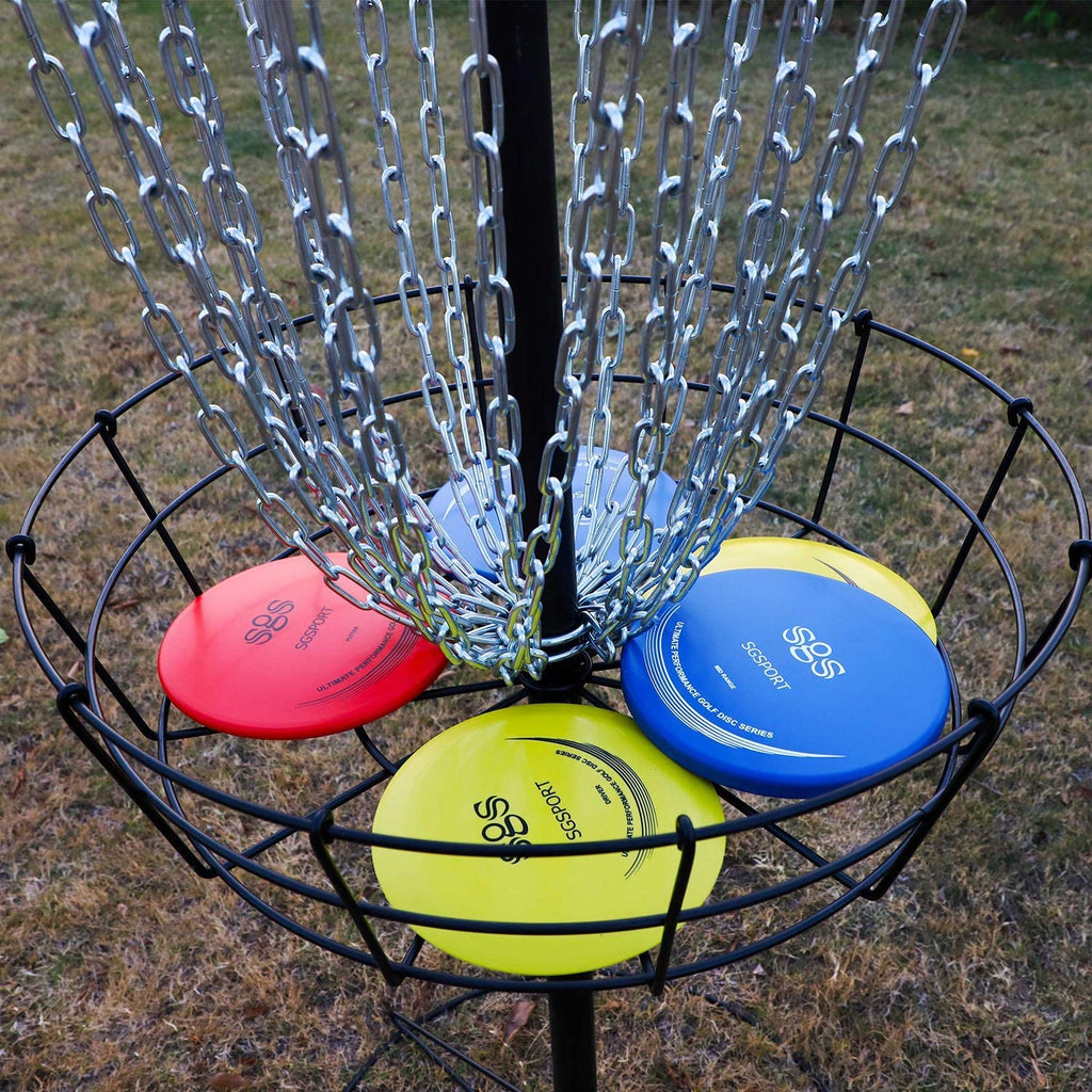 Disc Golf Set - Include Putter, Midrange, Drivers | Flying Disc Golf Starter Set with Carry Bag (6 Pack)